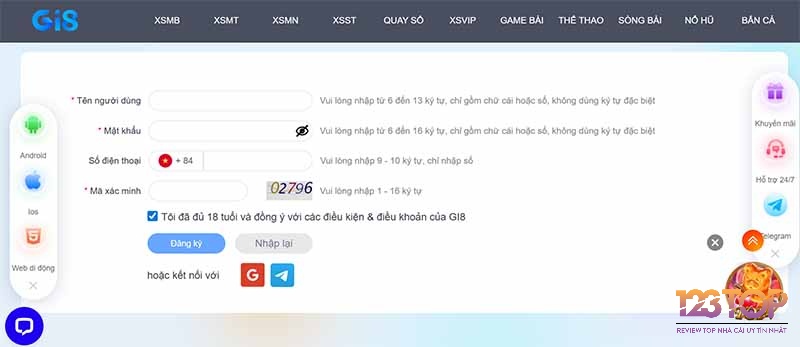 Khi đăng ký tài khoản bạn cần chú ý thông tin cá nhân của mình phải thật chuẩn xác