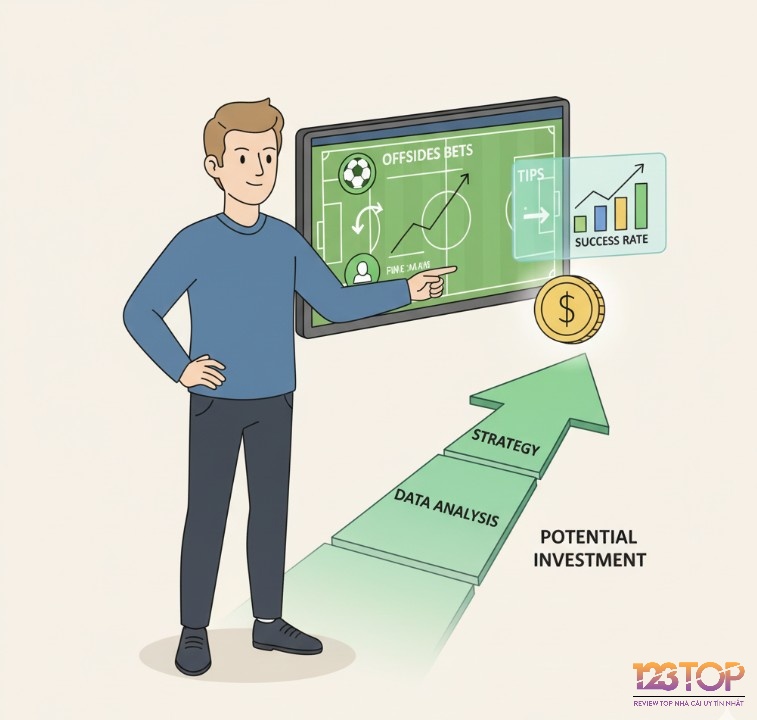 Người chơi cá cược sử dụng kiến thức, chiến lược và kỷ luật để biến kèo việt vị thành kênh đầu tư tiềm năng