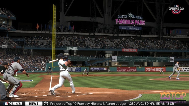 Các cầu thủ trong game bóng chày này được xây dựng chân thực tái hiện các cầu thủ chi tiết nhất