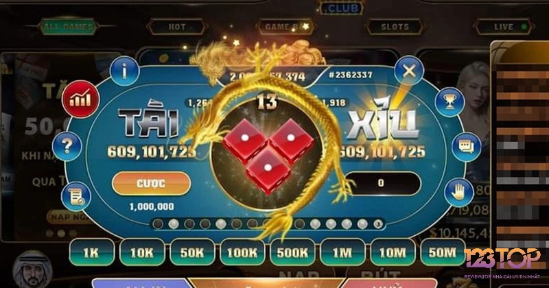 Trò chơi Tài Xỉu có đa dạng nhiều cửa cược hấp dẫn để người chơi tham gia đặt cược và trải nghiệm