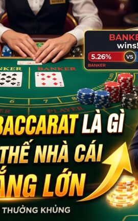 House edge Baccarat là gì? Hiểu rõ lợi thế nhà cái, thắng lớn