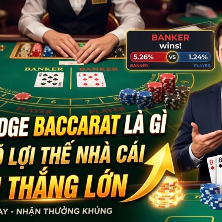 House edge Baccarat là gì? Hiểu rõ lợi thế nhà cái, thắng lớn