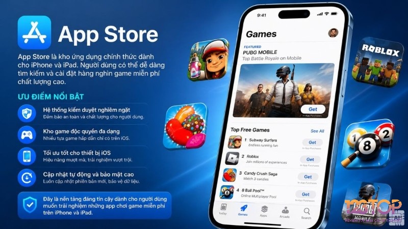 Tải game online hỗ trợ tiếng việt từ Google Play và App Store